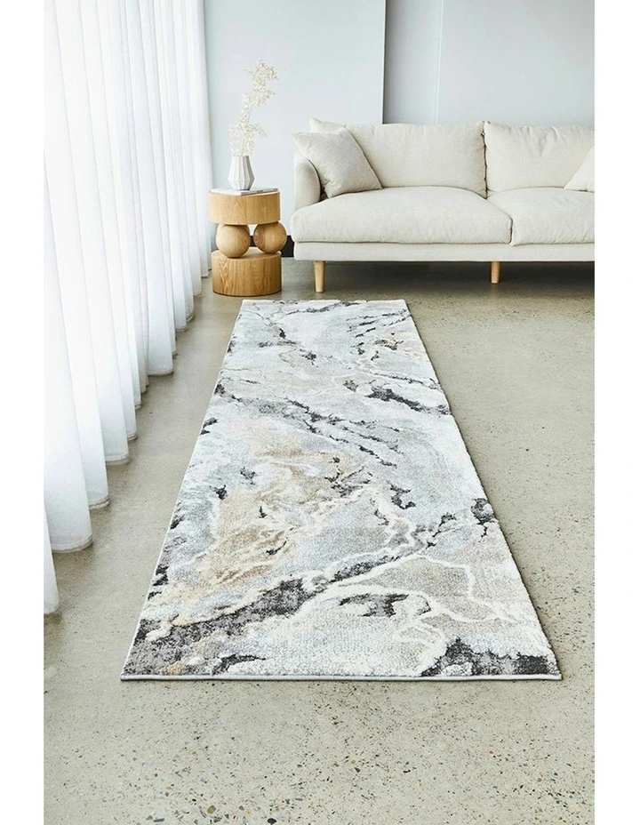 Mineral 222 Runner Rug in Natural image 2