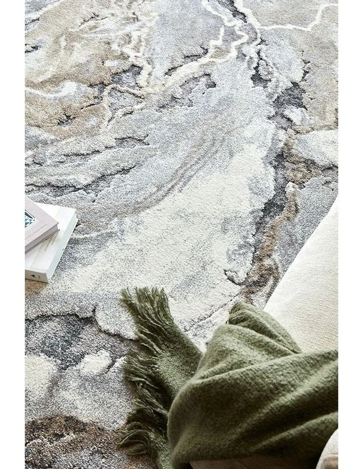 Mineral 222 Runner Rug in Natural image 3