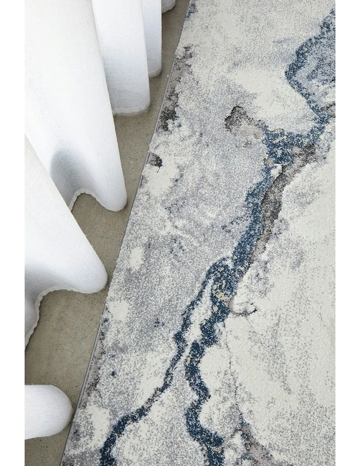 Mineral 222 Runner Rug in Blue image 4