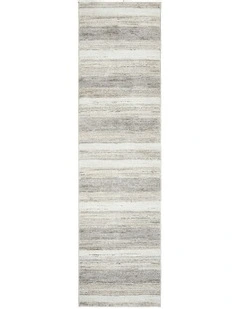 Formation 77 Runner Rug in Silver