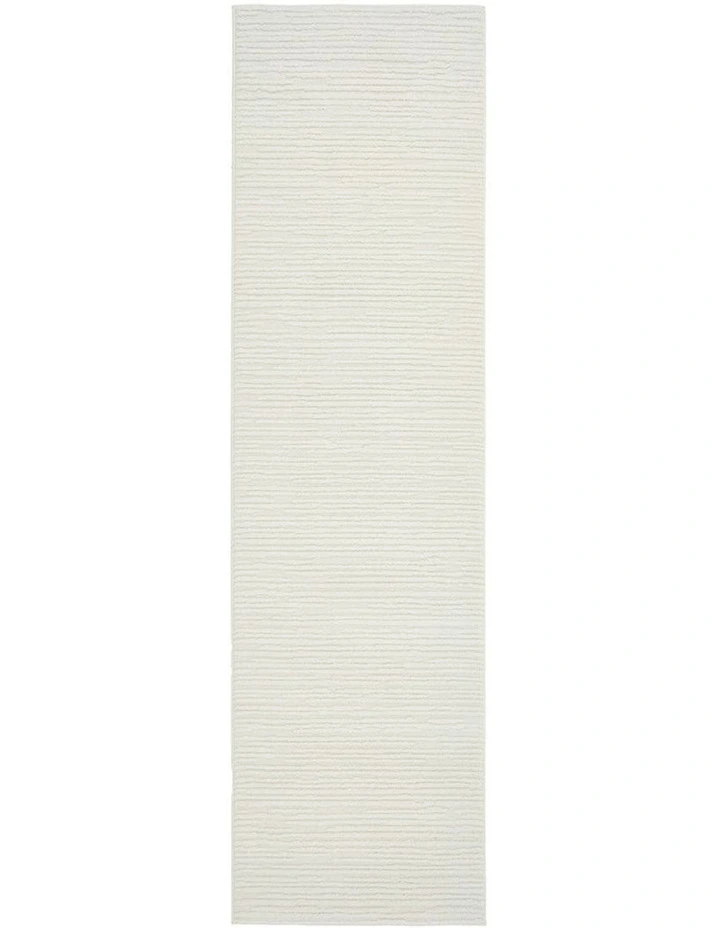 Marigold Suri Runner Rug in White image 1