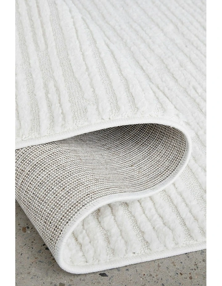 Marigold Suri Runner Rug in White image 6