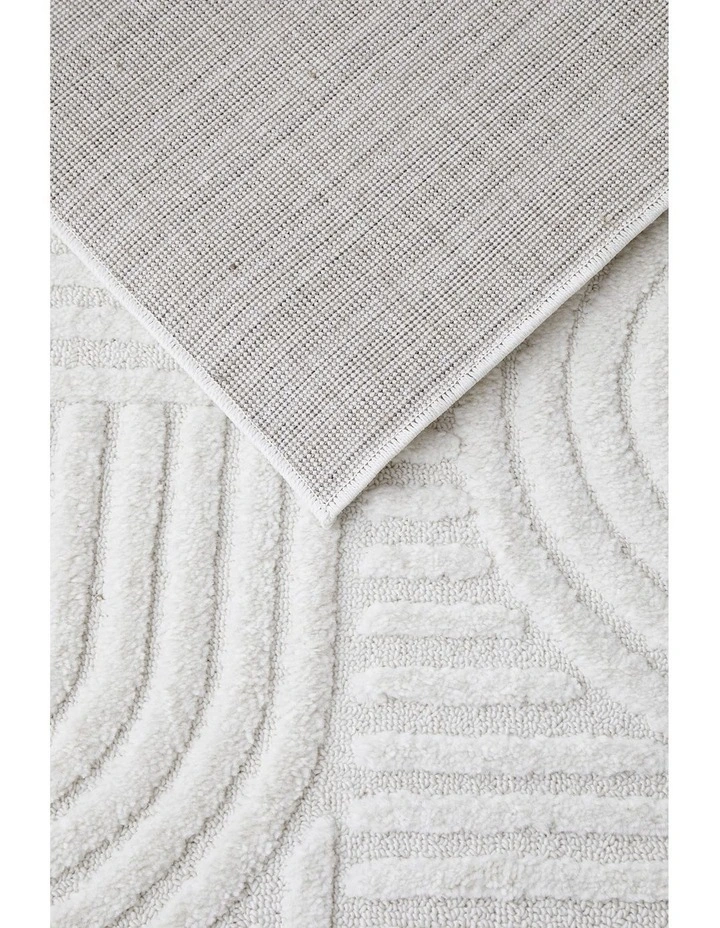 Marigold Dior Runner Rug in White image 5