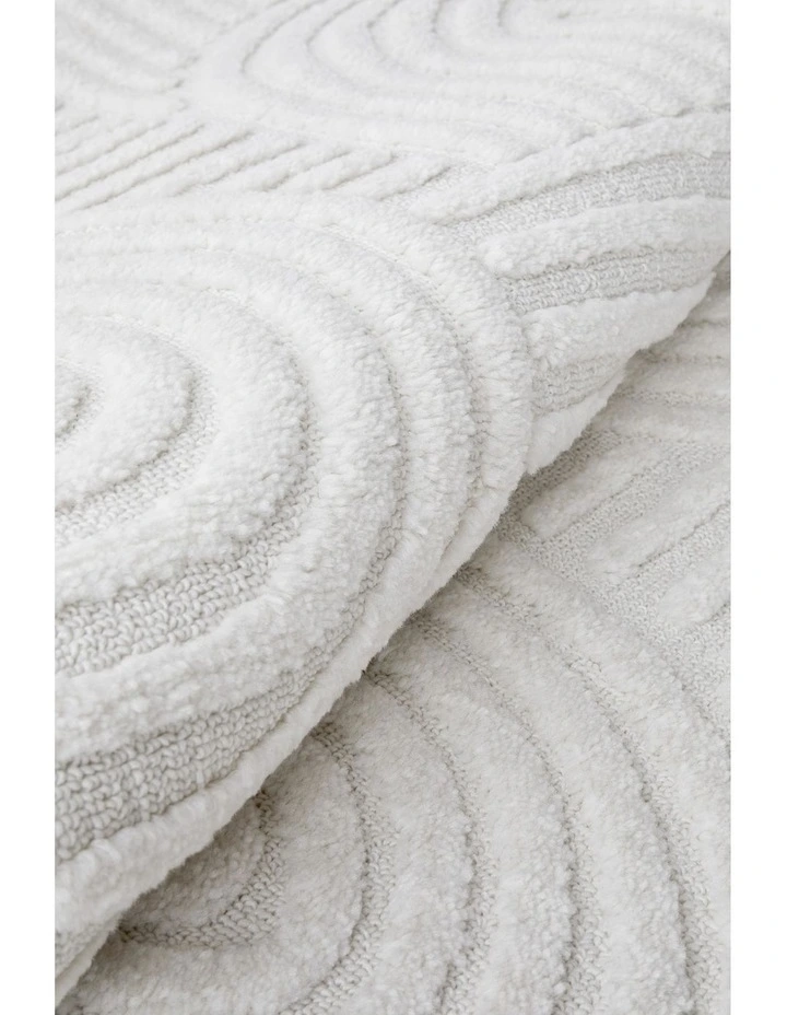 Marigold Dior Runner Rug in White image 7