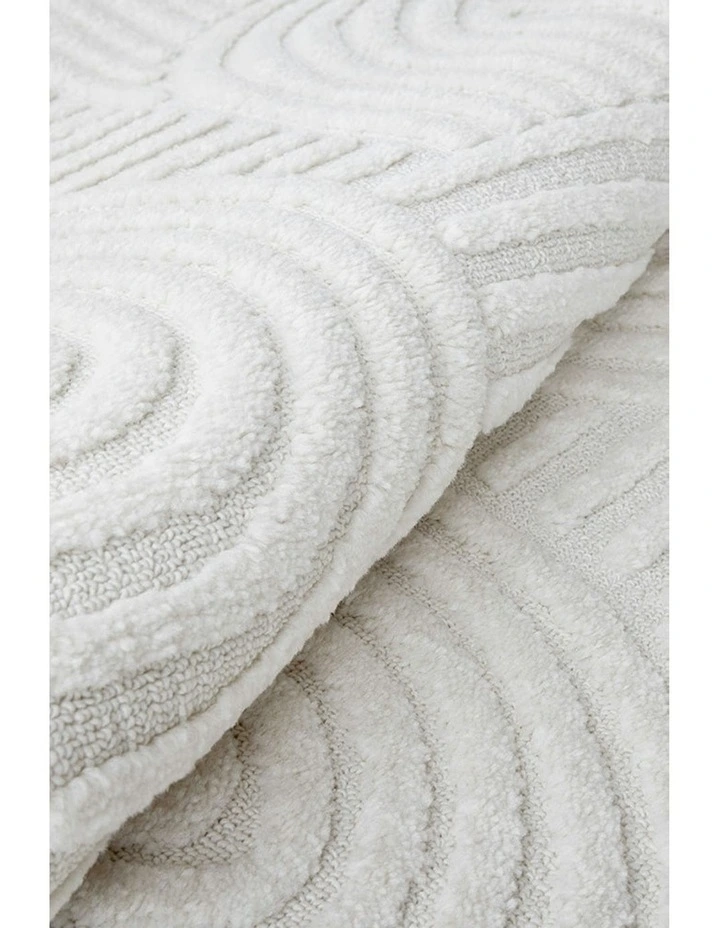 Marigold Dior Runner Rug in White image 7