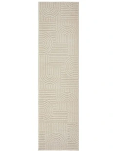 Marigold Dior Runner Rug in Natural