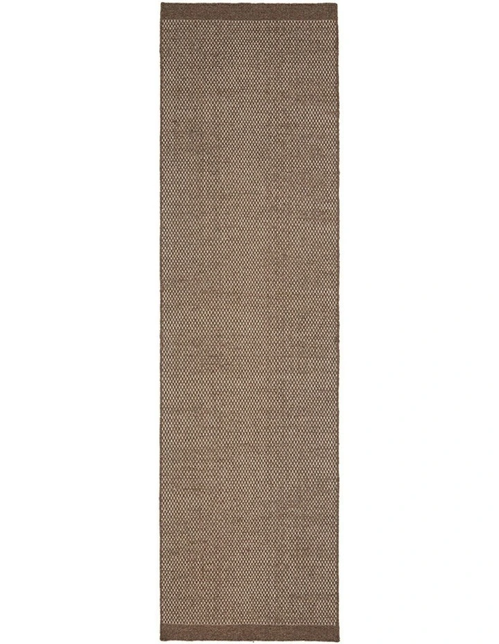 Steph And Gian Bark Runner Rug in Walnut image 2