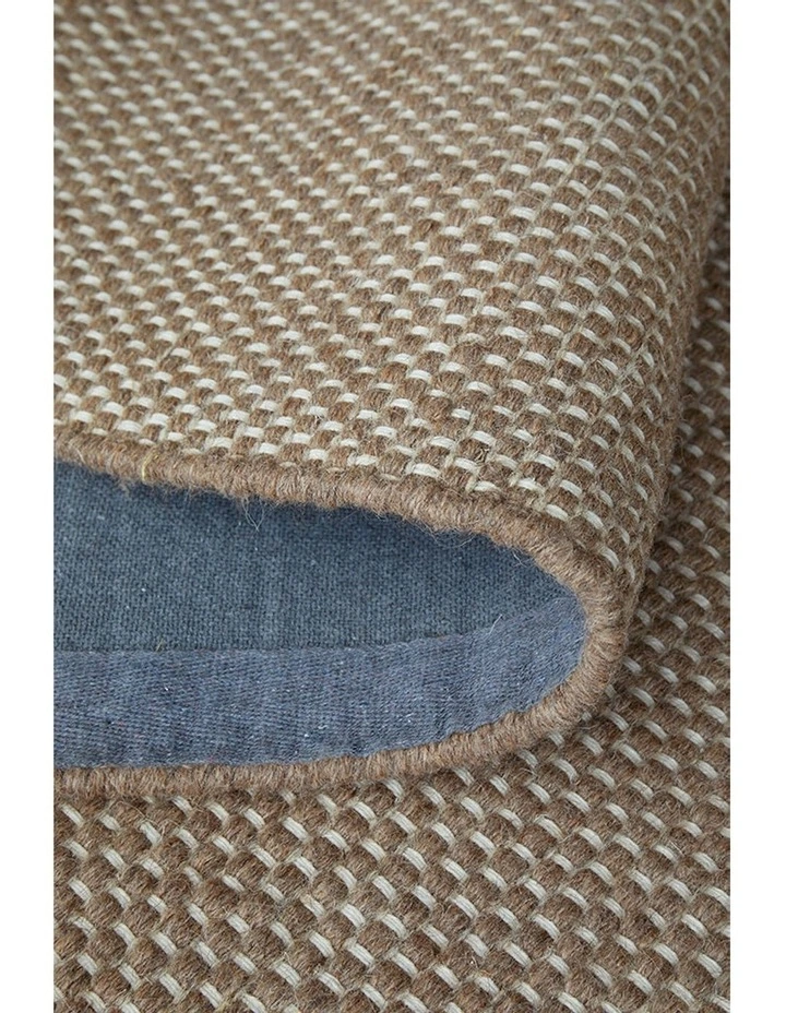 Steph And Gian Bark Runner Rug in Walnut image 7