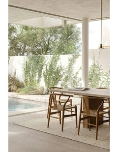 Steph And Gian Elm Pepper Rug in White