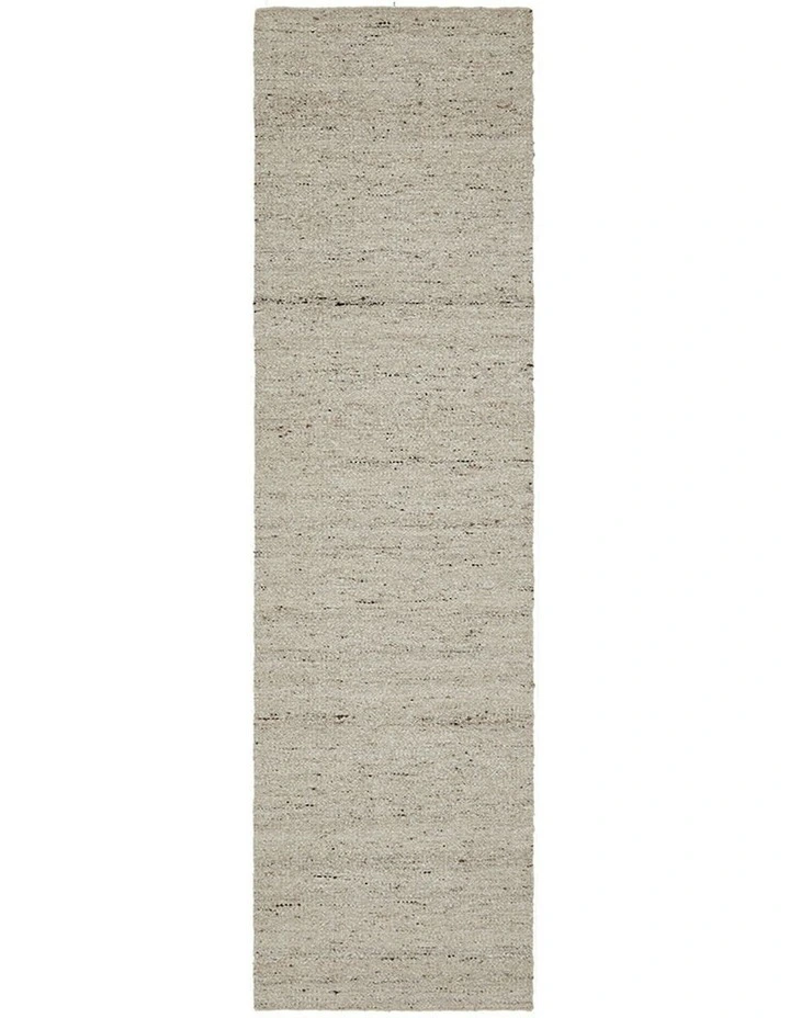 Steph And Gian Elm Pepper Runner Rug in White image 2