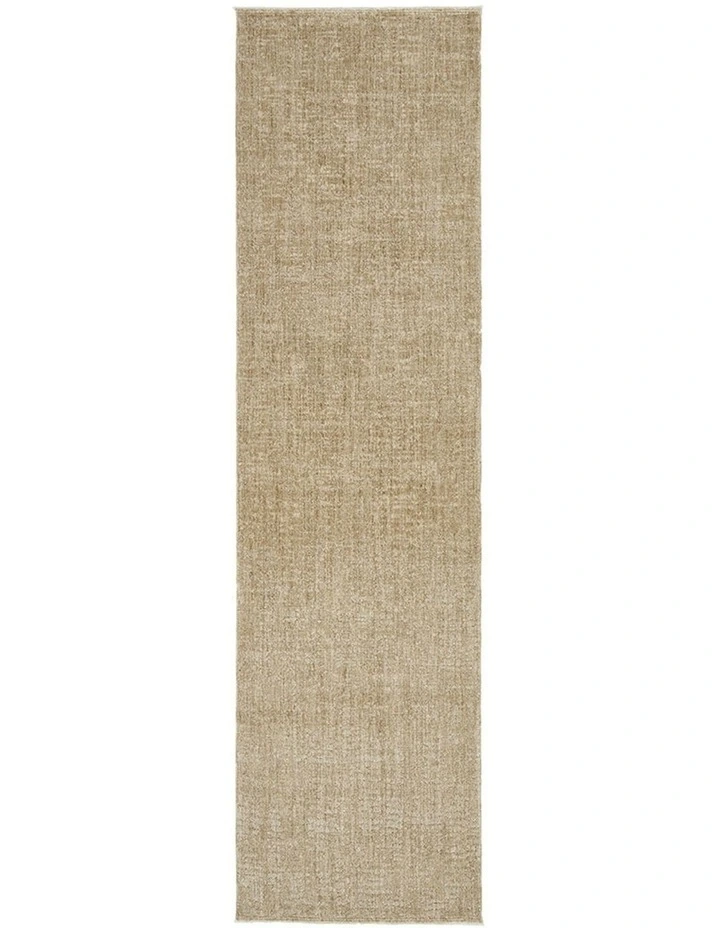 Steph And Gian Willow Wheat Runner Rug in Beige image 2