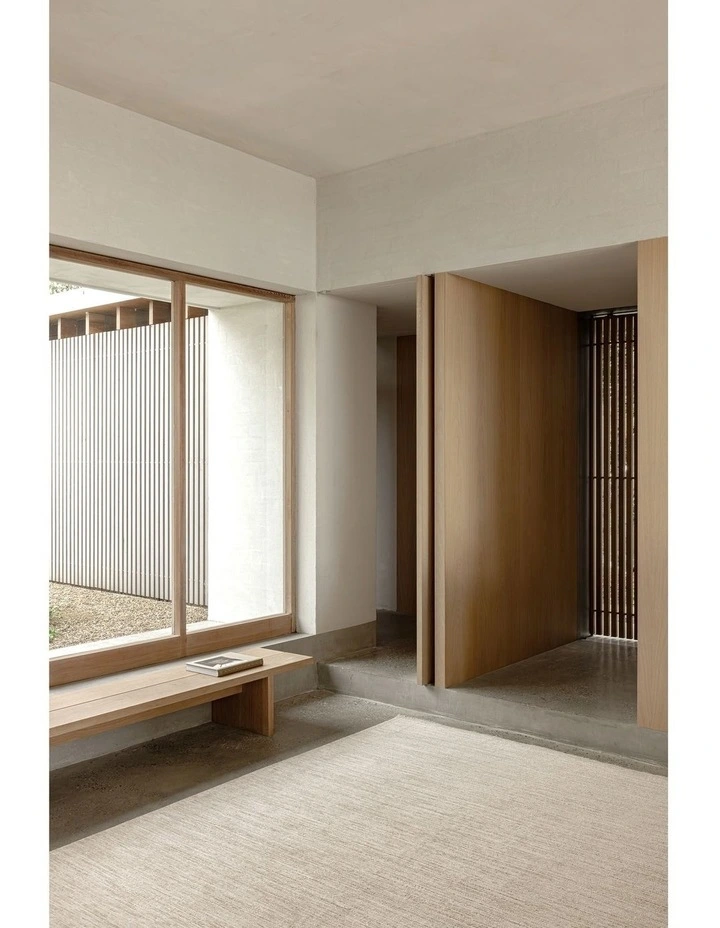 Birch Flax Rug in Beige image 2