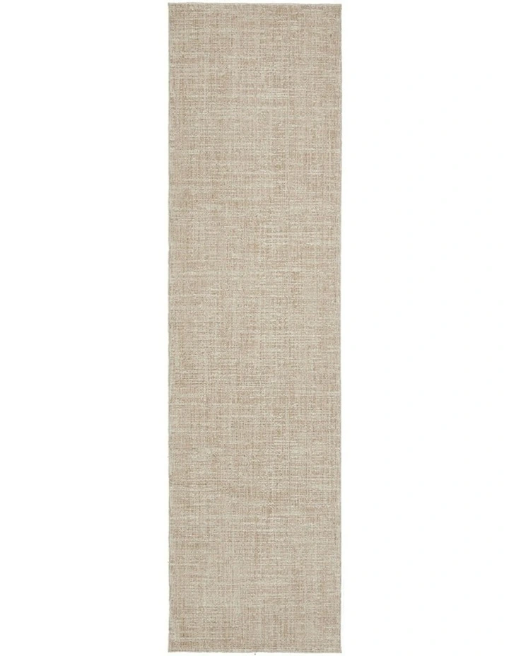 Steph And Gian Birch Flax Runner Rug in Beige image 2