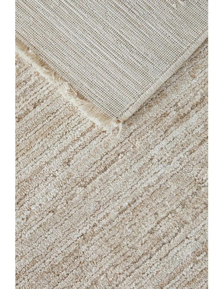 Steph And Gian Birch Flax Runner Rug in Beige image 4
