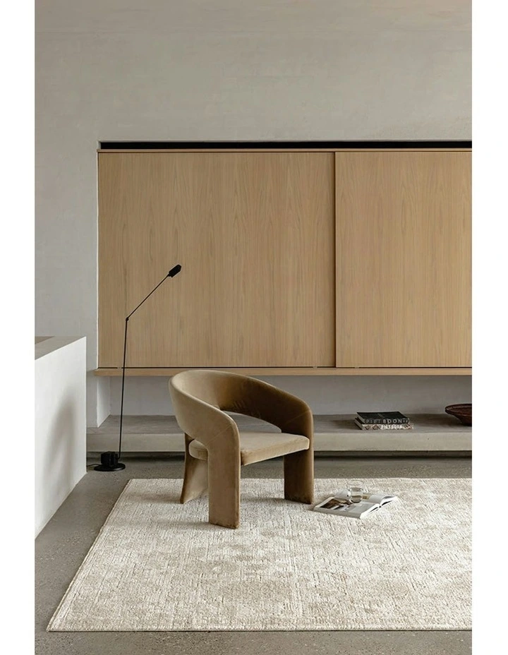 Steph And Gian Flora Husk Rug in Cream image 1