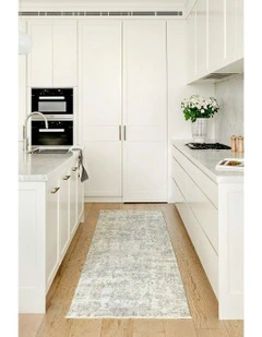 Haze Slate Runner Rug in Multi