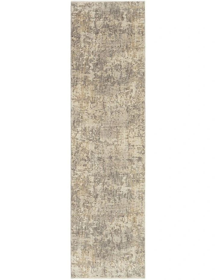 Haze Slate Runner Rug in Multi image 2