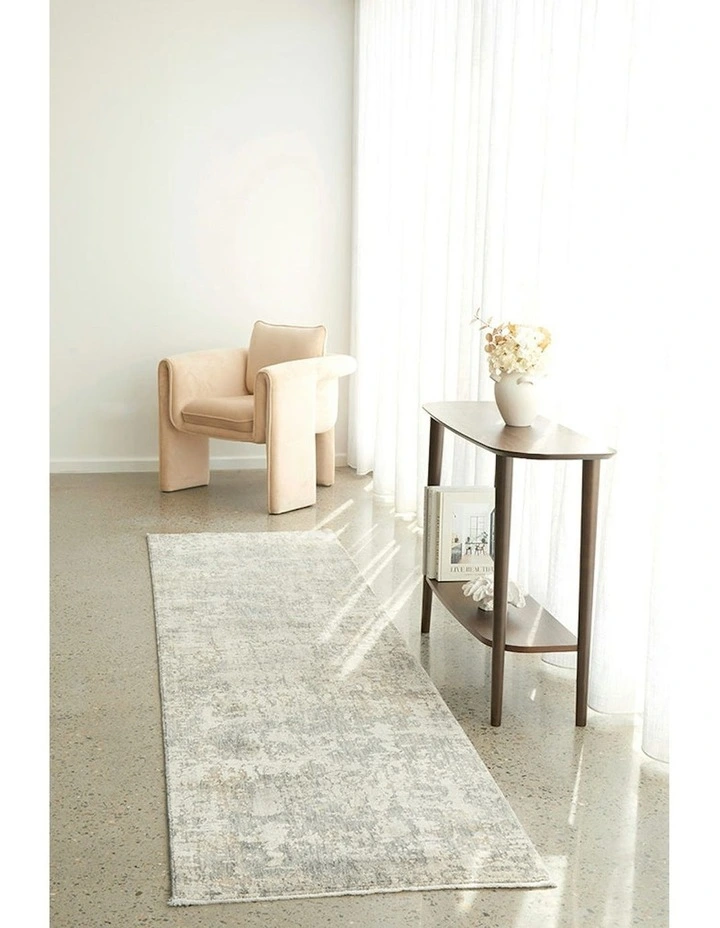 Haze Slate Runner Rug in Multi image 3