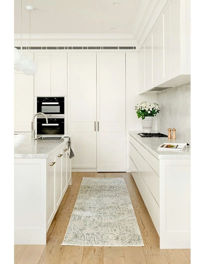 Plume Frost Runner Rug in Multi image 1