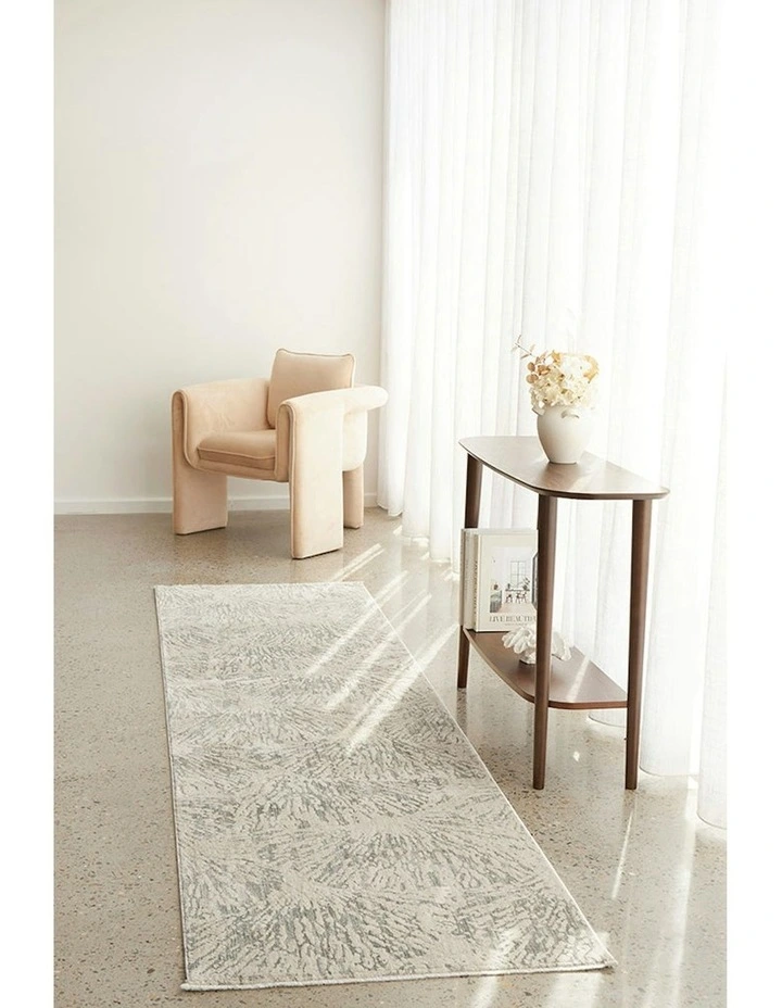 Plume Frost Runner Rug in Multi image 3