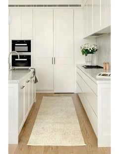 Plume Runner Rug in Oat