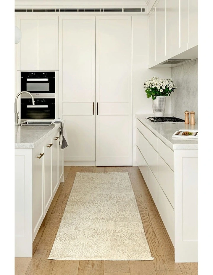 Plume Runner Rug in Oat image 1