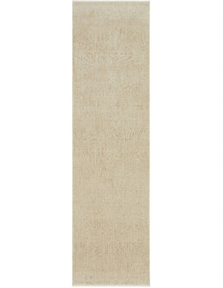 Plume Runner Rug in Oat image 2