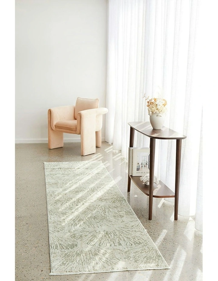 Plume Runner Rug in Moss image 3