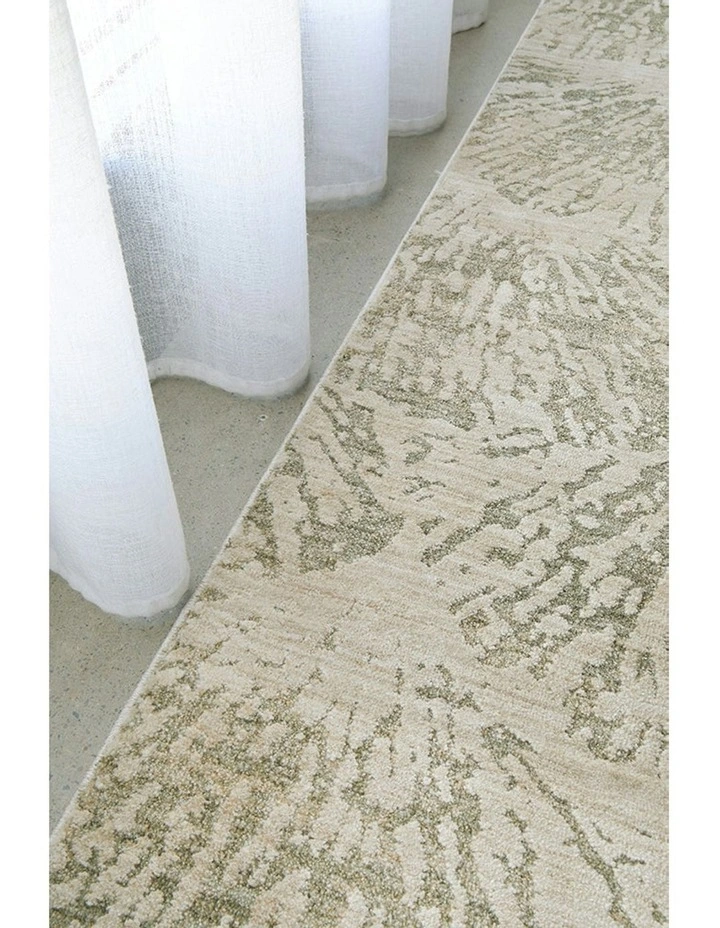 Plume Runner Rug in Moss image 6