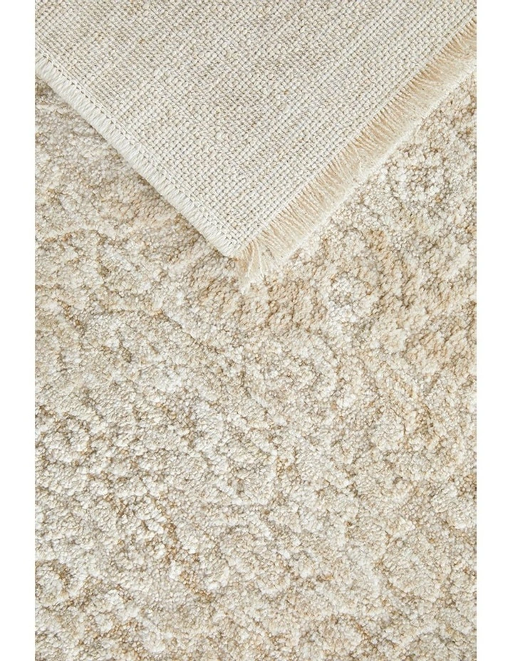 Veil Natural Runner Rug in Beige image 7