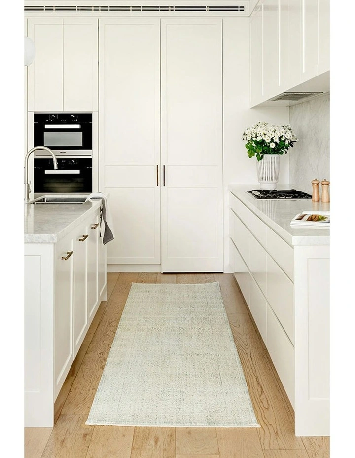 Veil Runner Rug in Cream image 1