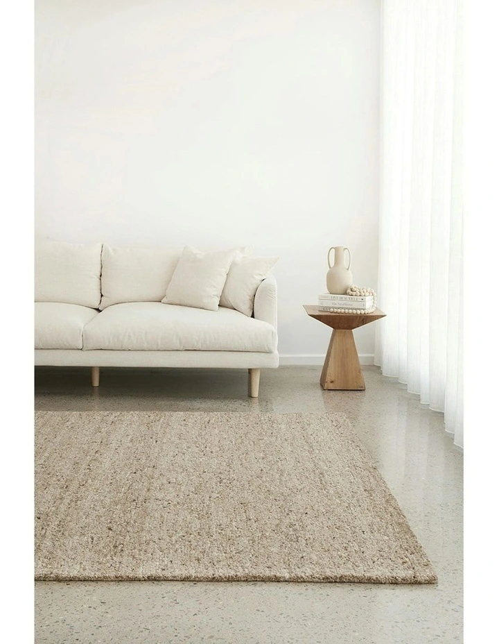 Conscious Loom Embrace Rug in Beige image 1