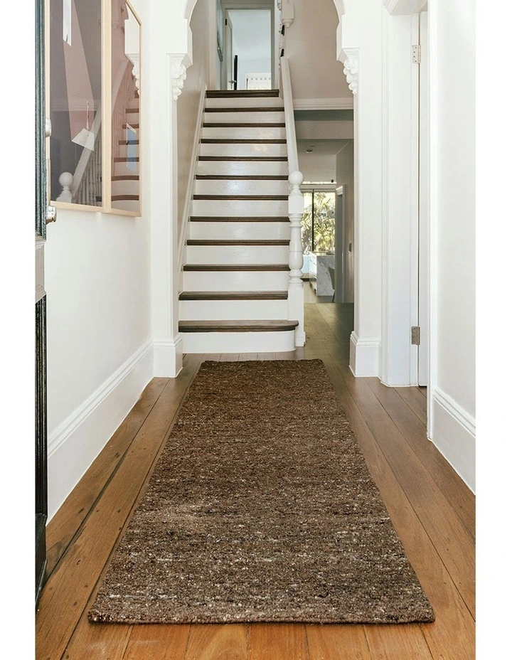 Conscious Loom Embrace Runner Rug in Brown image 2
