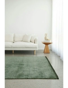 Conscious Loom Kinship Rug in Sage Green