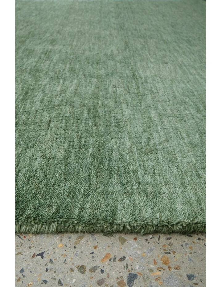 Conscious Loom Kinship Runner Rug in Sage Green image 4