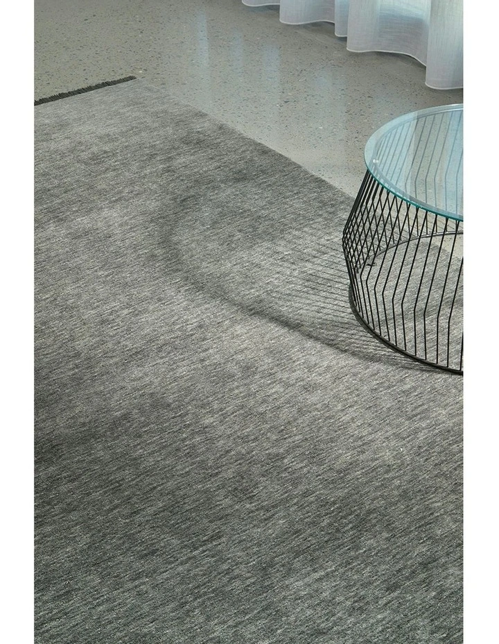 Conscious Loom Kinship Rug in Seal Grey image 3