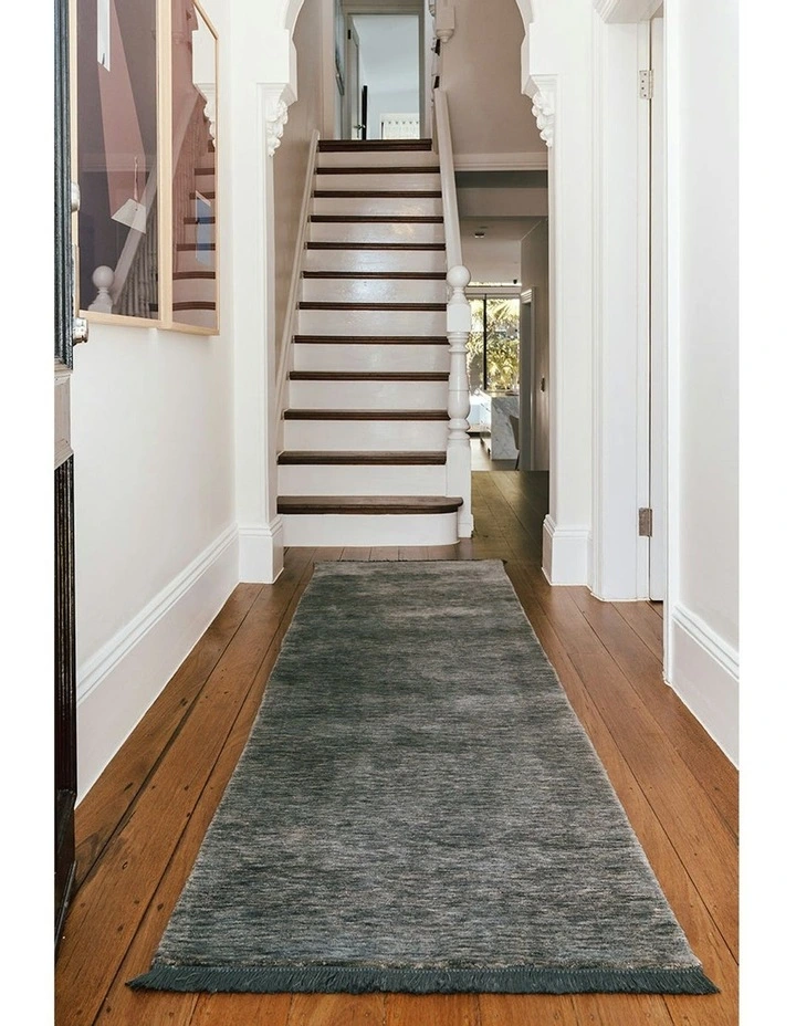 Conscious Loom Kinship Runner Rug in Seal Grey image 2