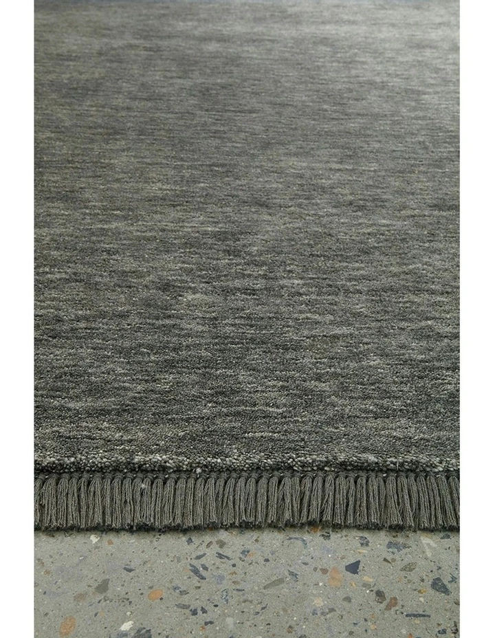 Conscious Loom Kinship Runner Rug in Seal Grey image 4