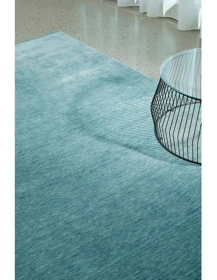 Conscious Loom Kinship Rug in Sky Blue image 3