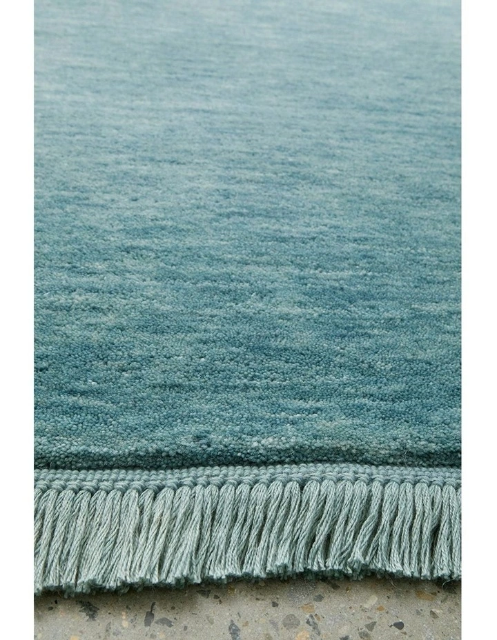 Conscious Loom Kinship Rug in Sky Blue image 4