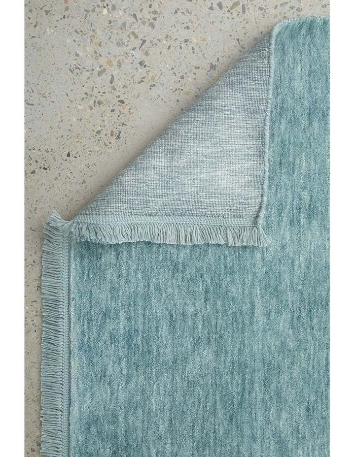Conscious Loom Kinship Rug in Sky Blue image 7