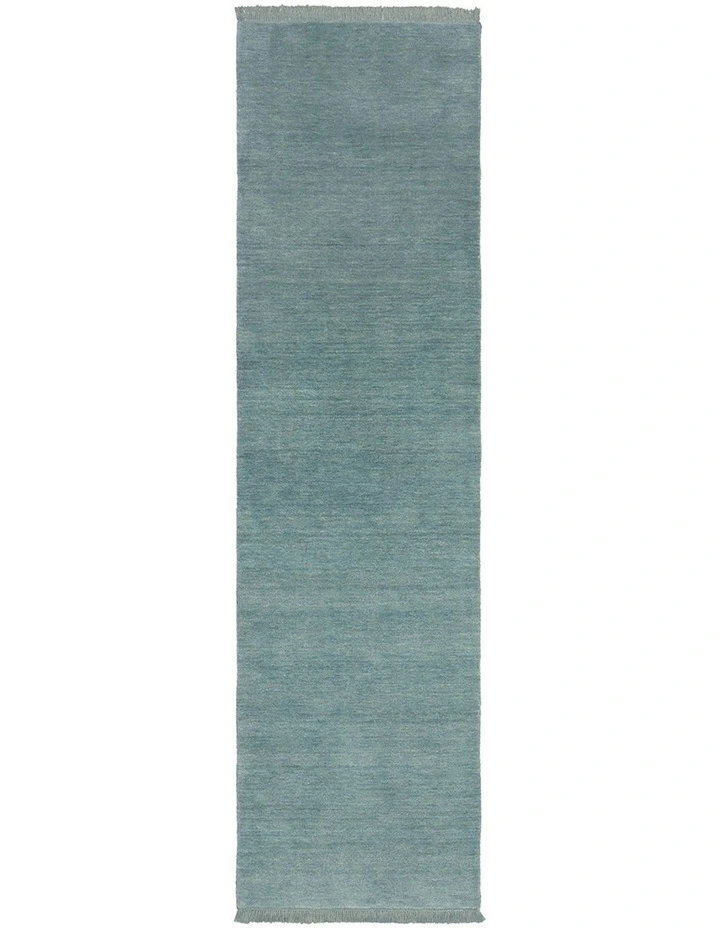 Conscious Loom Kinship Runner Rug in Sky Blue image 3