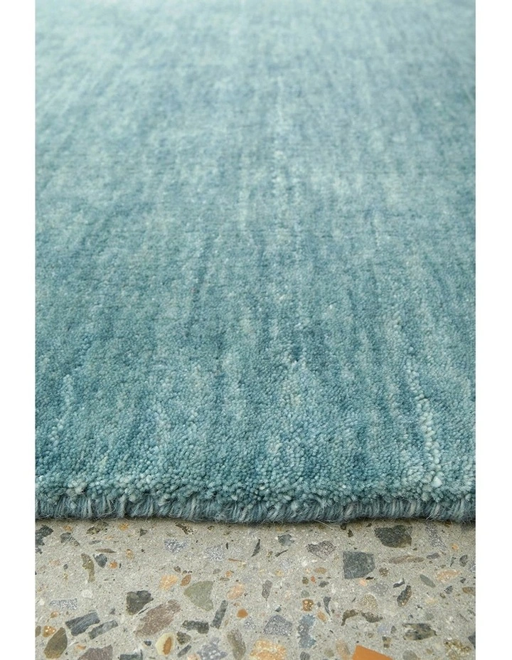 Conscious Loom Kinship Runner Rug in Sky Blue image 5