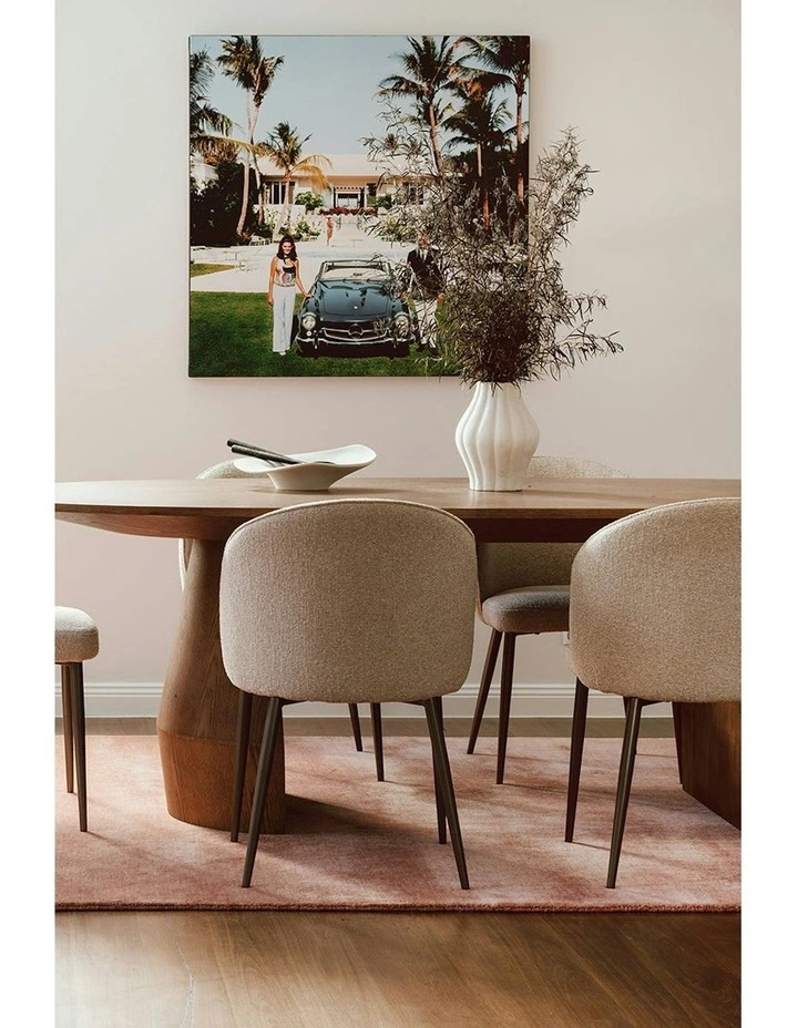 Conscious Loom Kinship Rug in Blush Pink image 3