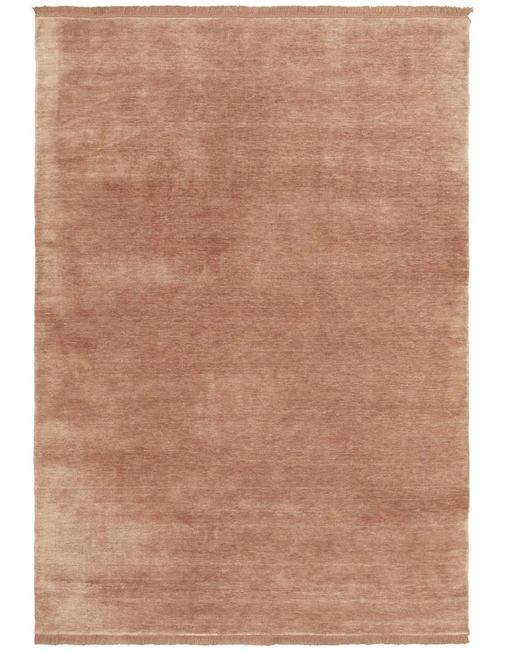 Conscious Loom Kinship Rug in Blush Pink image 7