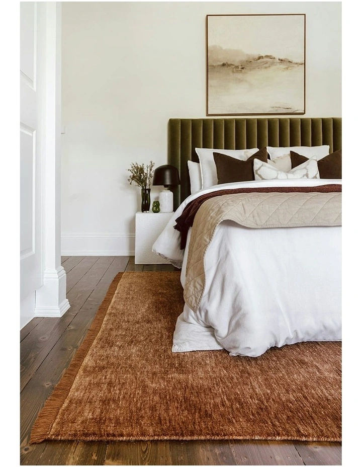 Conscious Loom Kinship Rug in Caramel image 2