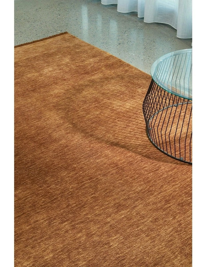 Conscious Loom Kinship Rug in Caramel image 5