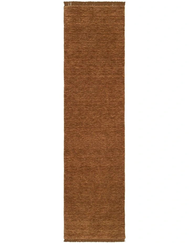 Conscious Loom Kinship Runner Rug in Caramel image 2