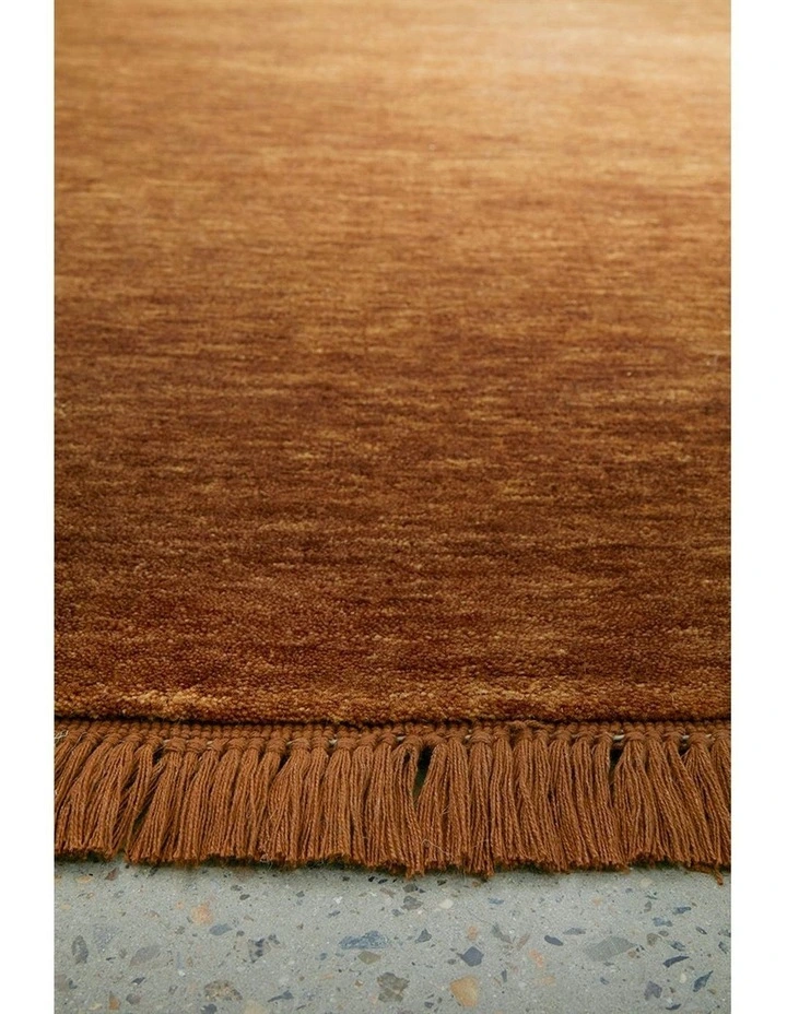 Conscious Loom Kinship Runner Rug in Caramel image 4