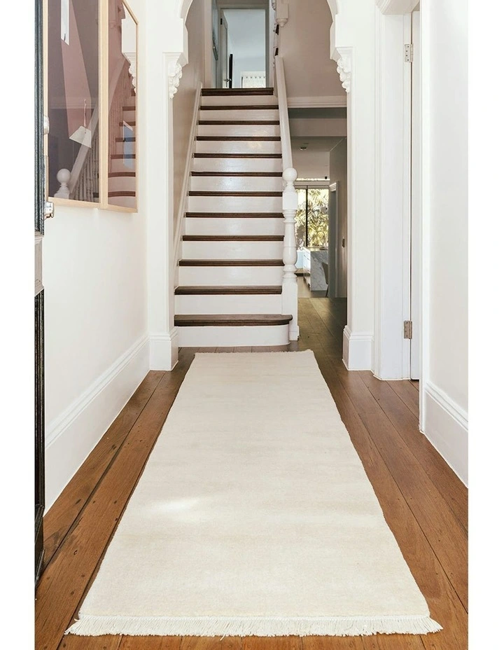 Conscious Loom Kinship Runner Rug in Cream image 2